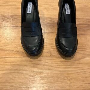 Steve Madden Black Women's Loafers